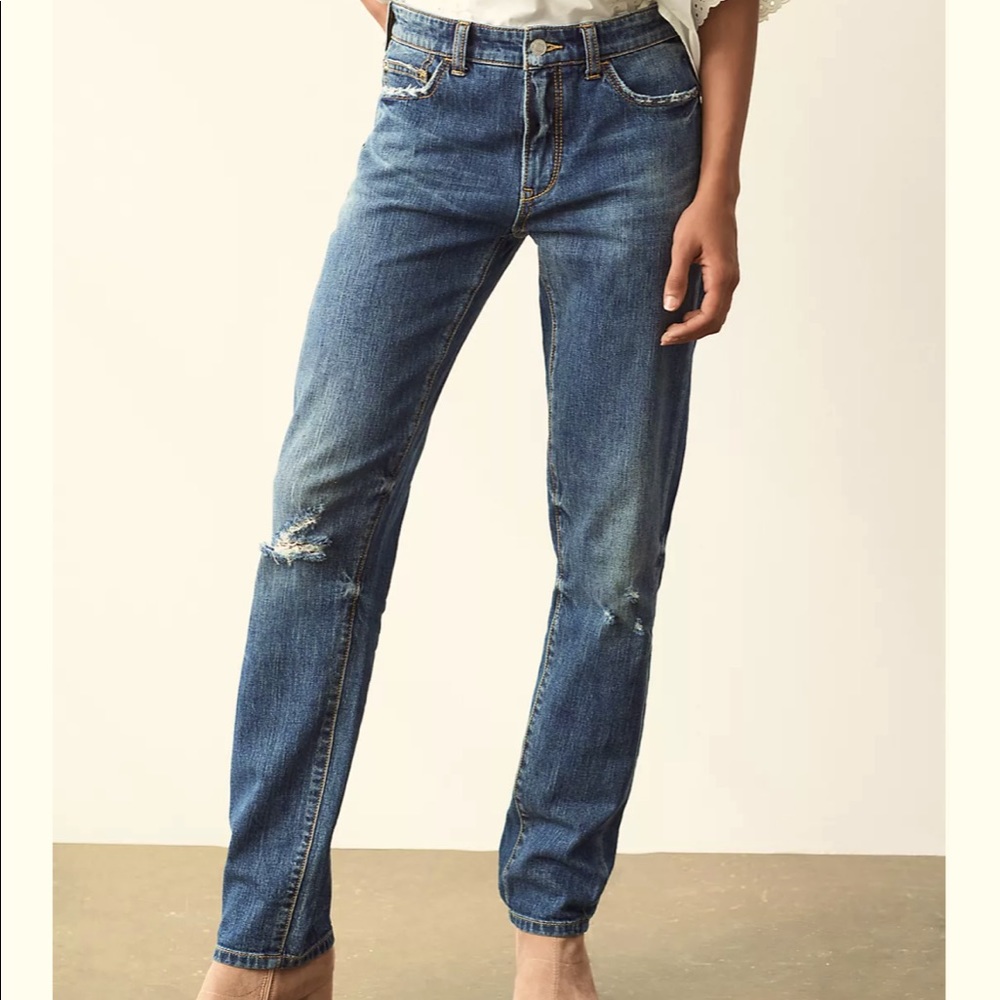Pilcro slim boyfriend jeans